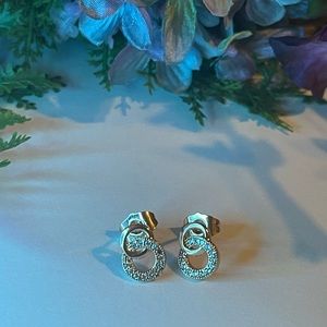 Womens Fashion Earrings,‎ stainless steel color Gold